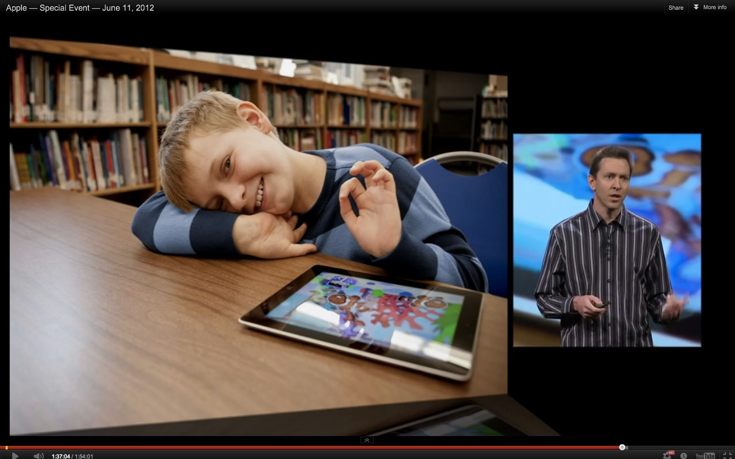 Featured at Apple Special Event June 2012