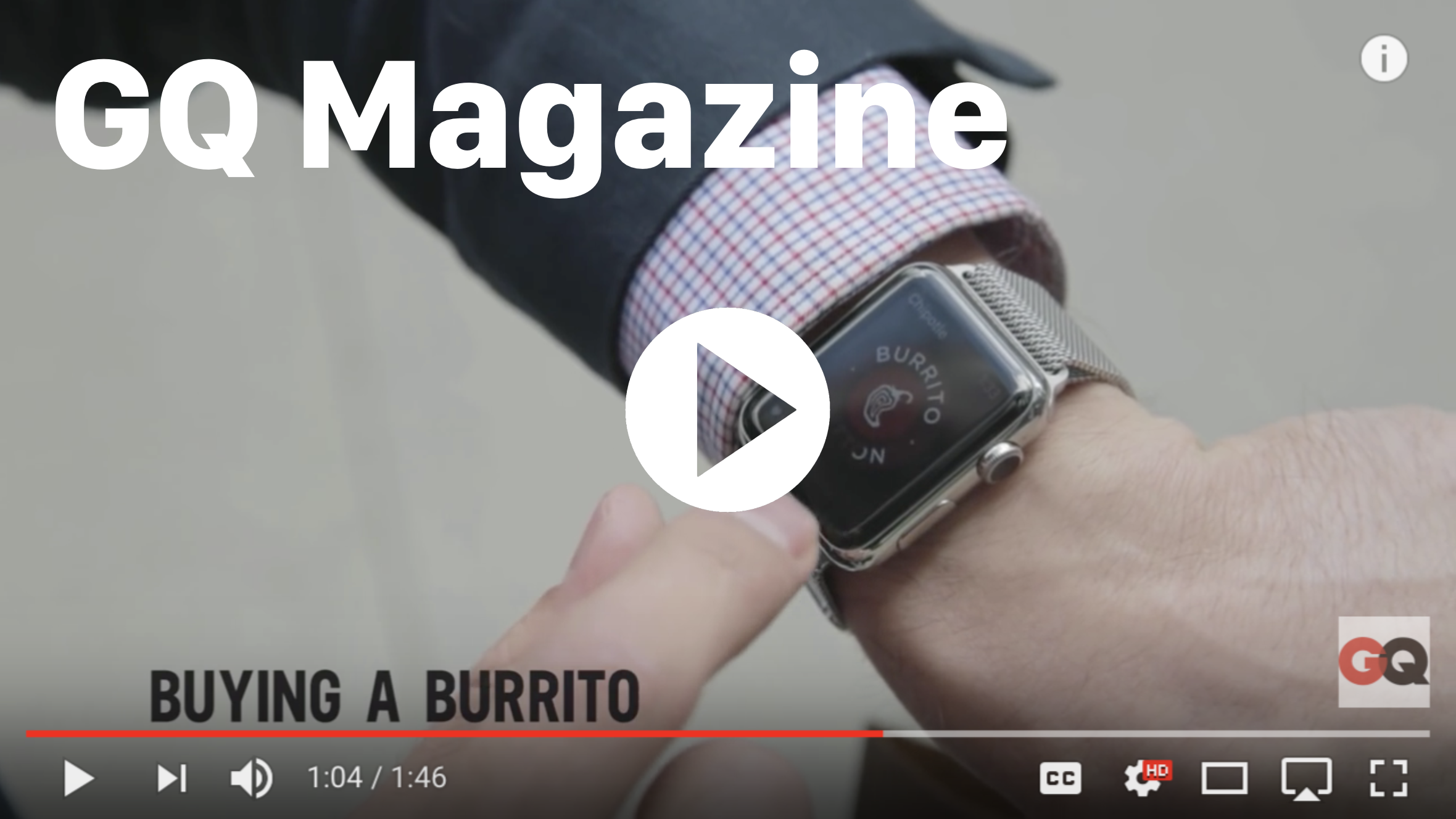 Chipotle Apple Watch