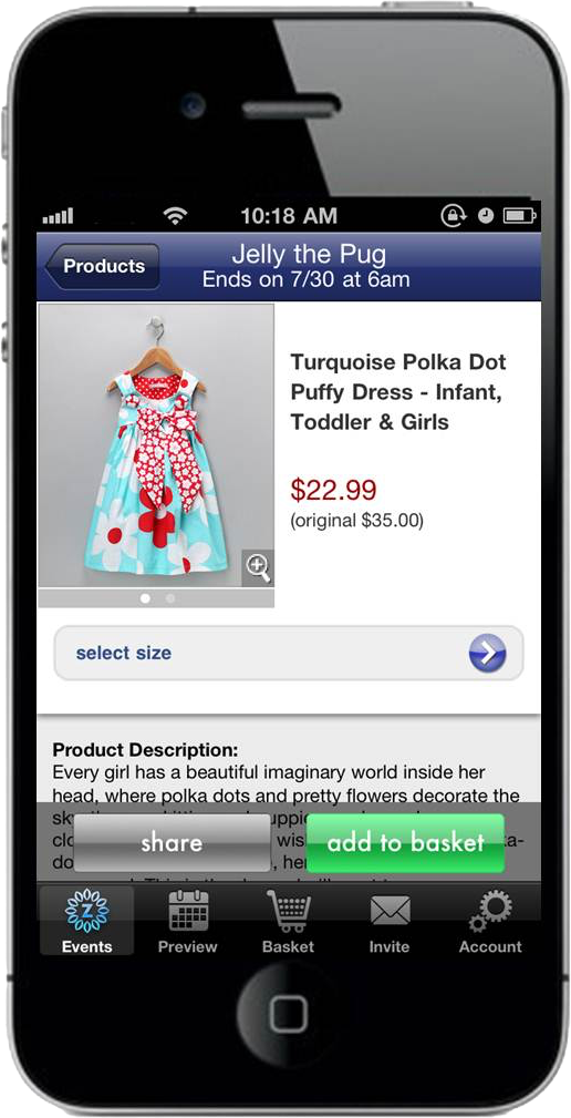 zulily for iPhone
